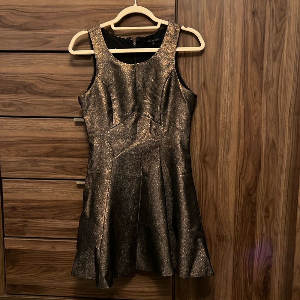 Hot & Delicious gold mini dress